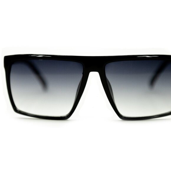 NEW Square Frame Women Sunglasses with %100 UV Protection - Gradient Purple Lens - Picture 6 of 8